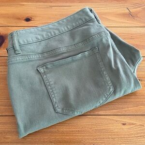 Maurice’s Green High Waisted Jeggings Size 18 Reg (Hemmed to Petite Length)